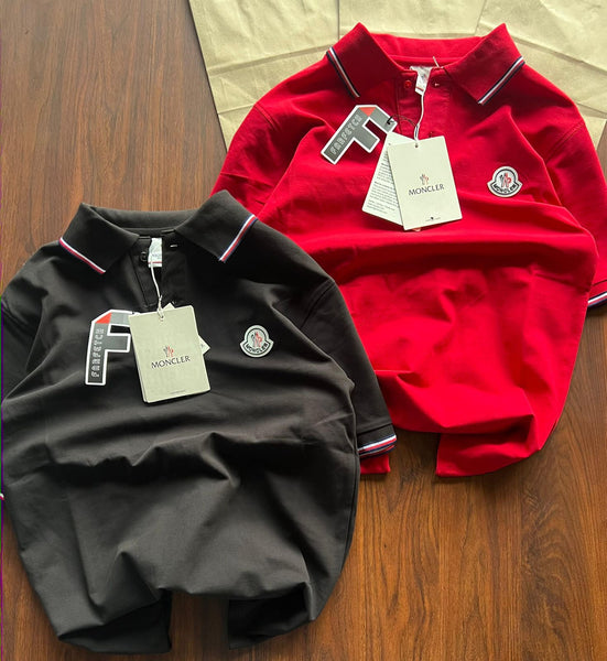 Premium Embroidered Patch Polo T-shirt