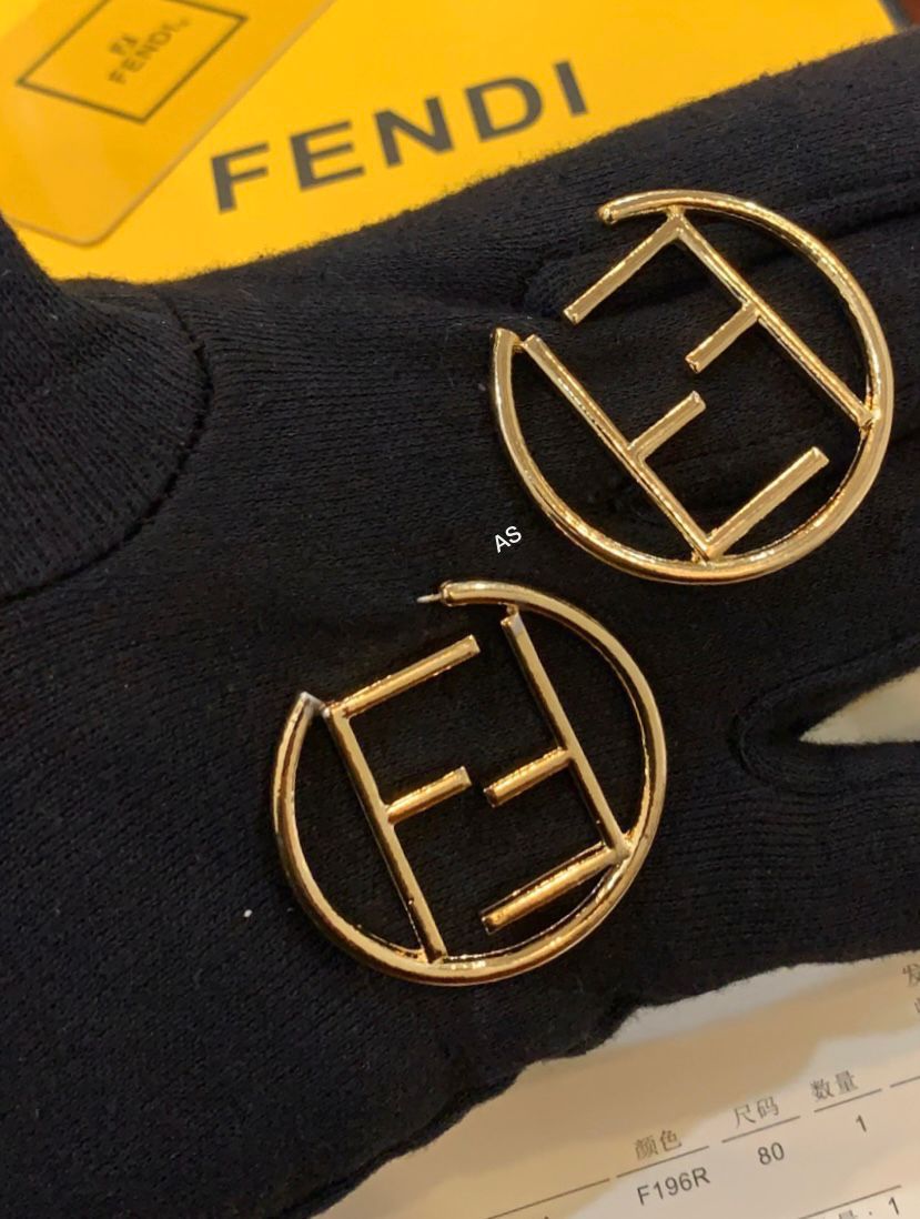 Premium Gold Tone  FF Hookup Earrings