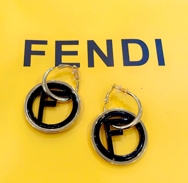 Premium Gold Tone  FF Hookup Earrings