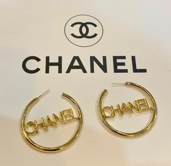 Women’s Gold-Tone CC Hookup Earrings Chic, Trendy & Luxurious Finish