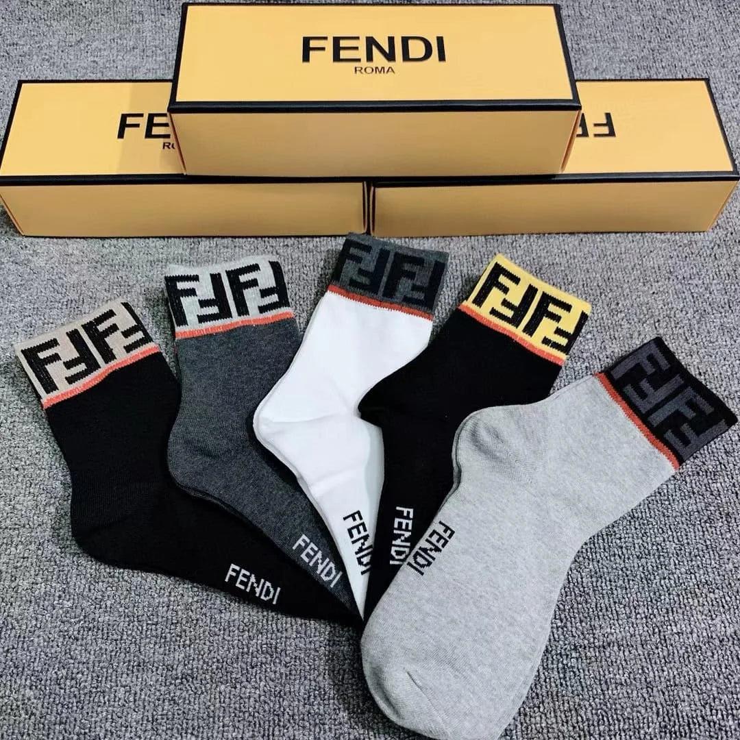 FF Initial Logo Socks Stylish Branded Socks for Everyday Wear