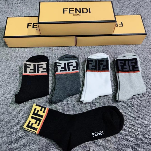 FF Initial Logo Socks Stylish Branded Socks for Everyday Wear