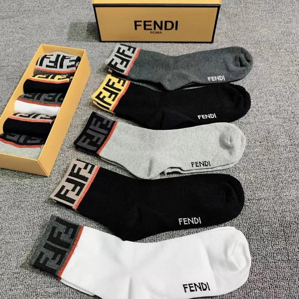 FF Initial Logo Socks Stylish Branded Socks for Everyday Wear