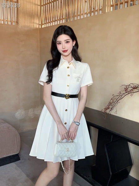 Exclusive & Branded Classic   A-line Collar Dress