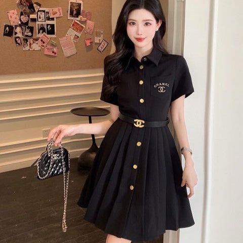 Exclusive & Branded Classic   A-line Collar Dress