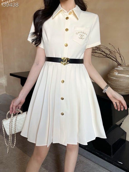 Exclusive & Branded Classic   A-line Collar Dress