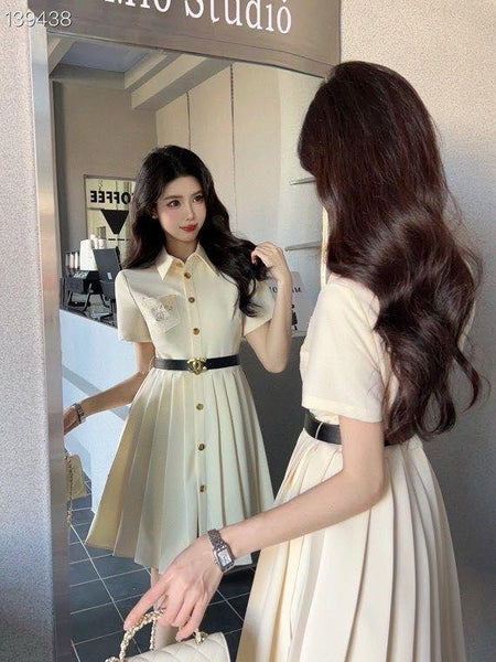 Exclusive & Branded Classic   A-line Collar Dress