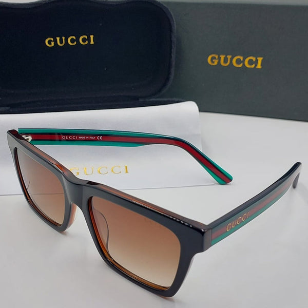 Rectangular Frame Branded Sunglasses