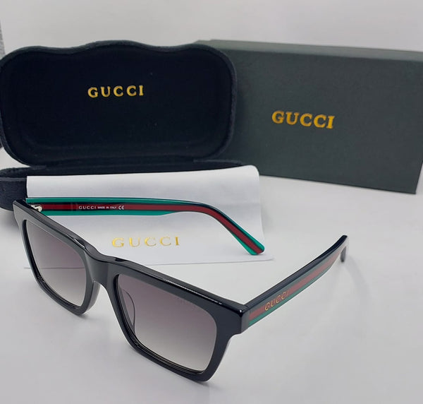 Rectangular Frame Branded Sunglasses