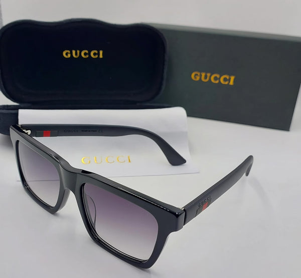 Rectangular Frame Branded Sunglasses