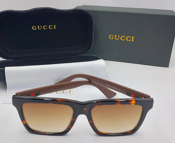 Rectangular Frame Branded Sunglasses