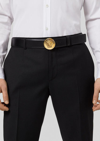 Medusa Biggie Leather Belt