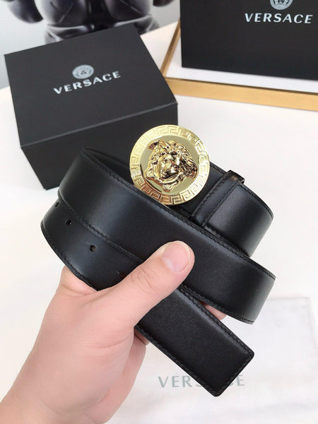 Medusa Biggie Leather Belt