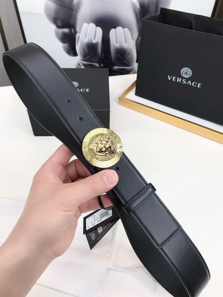 Medusa Biggie Leather Belt