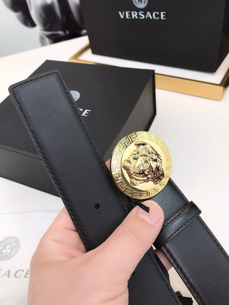 Medusa Biggie Leather Belt