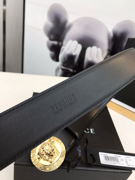Medusa Biggie Leather Belt