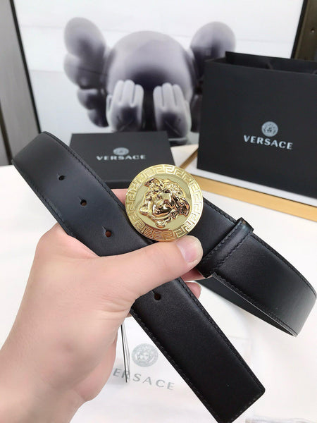 Medusa Biggie Leather Belt