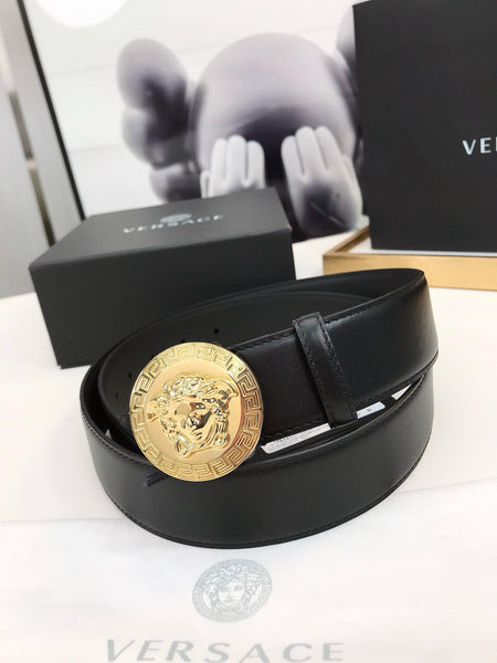 Medusa Biggie Leather Belt