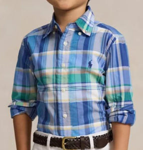 Imported  Striped  Full Sleeve Branded Shirt