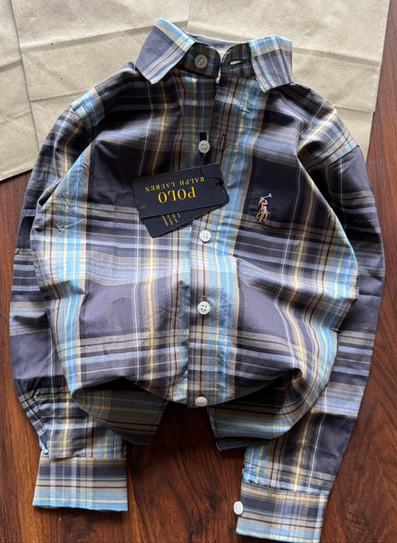 Imported  Striped  Full Sleeve Branded Shirt