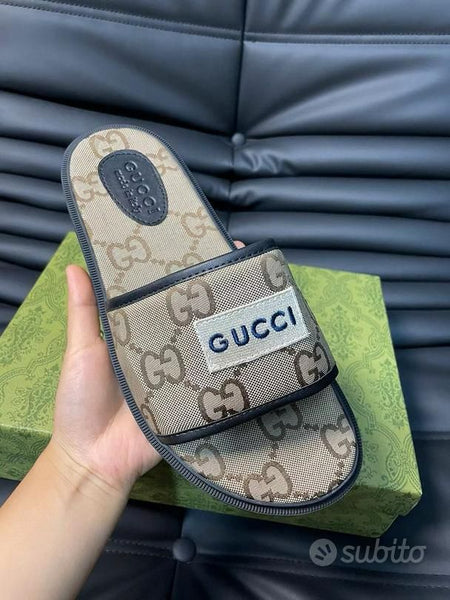 Premium GG Logo Initial Slide Sandals  Exclusive Edition