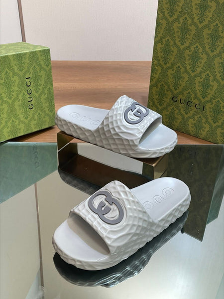 Premium  Interlocking G Slide Sandal Rubber