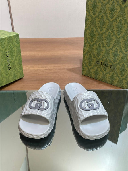 Premium  Interlocking G Slide Sandal Rubber