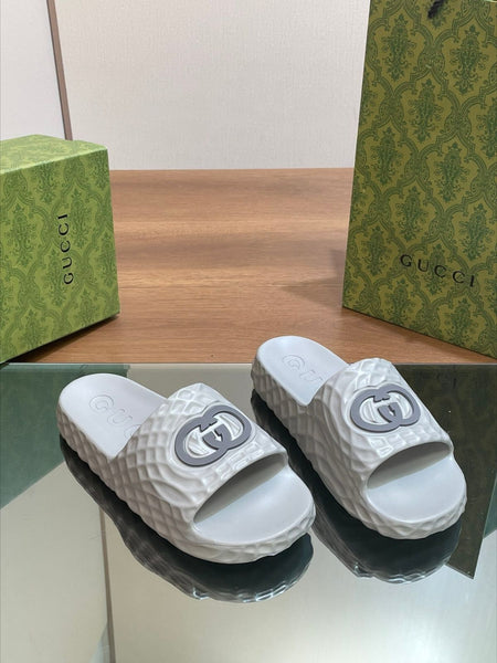 Premium  Interlocking G Slide Sandal Rubber