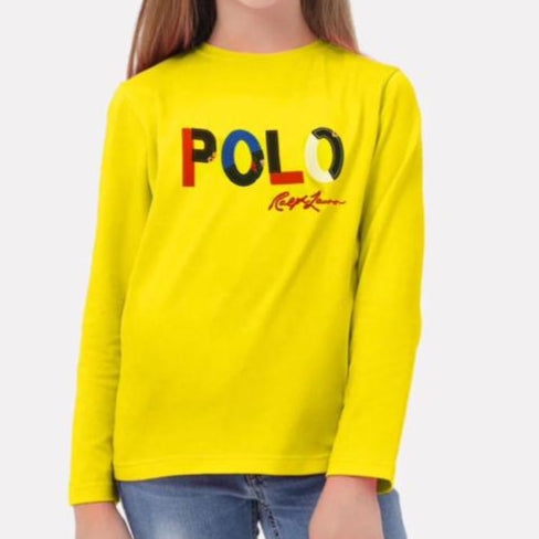 Imported Full Sleeve  Round neck T-shirt For Kids