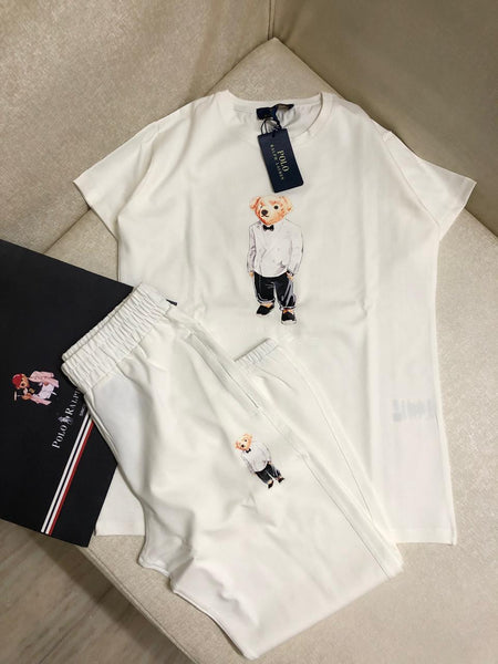 Stylish & Comfortable Pastel Logo  Co-ord Set for Women