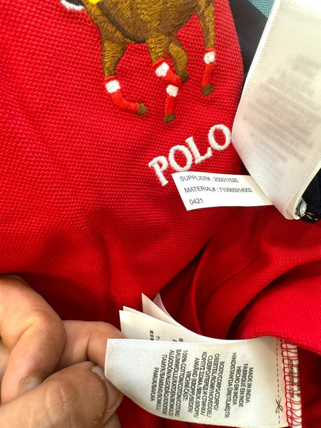 Branded Embroidery  Big Pony Polo Shirt