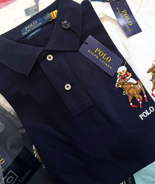 Branded Embroidery  Big Pony Polo Shirt