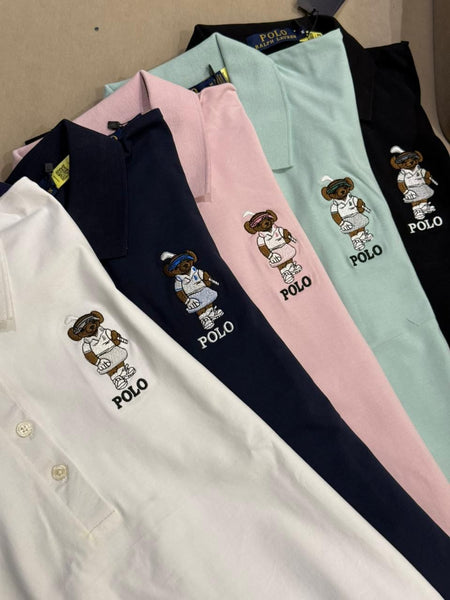 Premium Regular Fit Bear Golf Polo Shirt