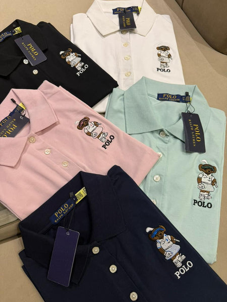 Premium Regular Fit Bear Golf Polo Shirt