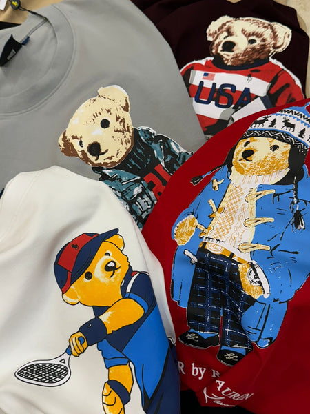 Premium  Round Neck Printed   Bear T-shirt