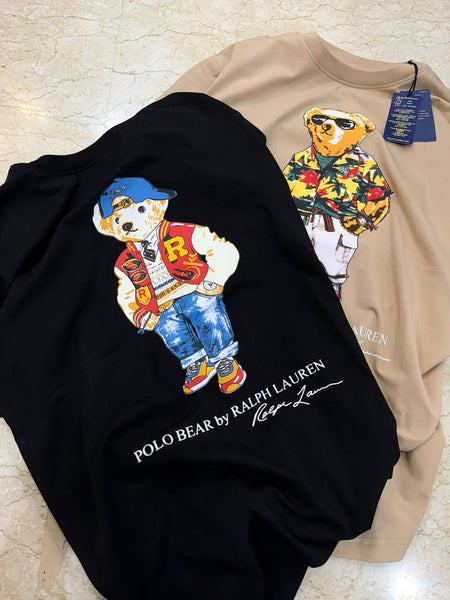Premium  Round Neck Printed   Bear T-shirt