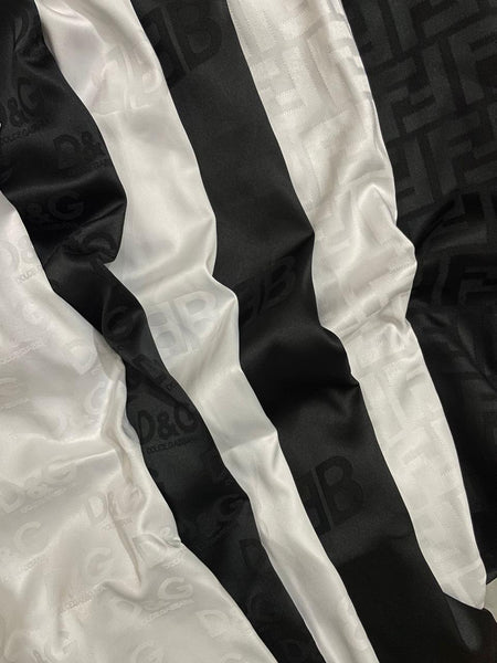 Premium Silk Monogram  Branded  Dress