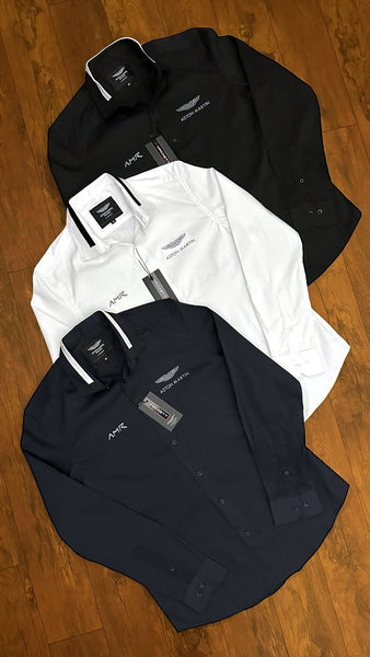 Premium  Men Solid Long Sleeve Casual Shirts