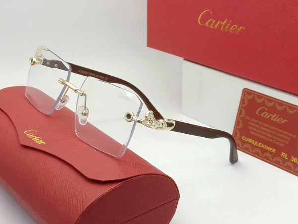 Premium Square Panther Initial Sunglasses for Men Bold & Stylish
