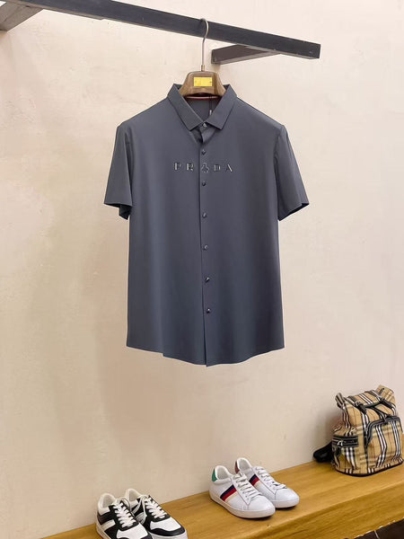 Luxury Brand Signature Half Sleeve Shirt