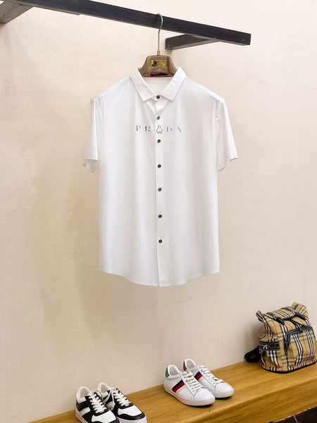 Luxury Brand Signature Half Sleeve Shirt
