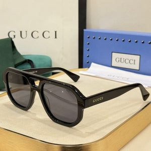 Luxury Eyewear Black Oversized Shield Sunglasses