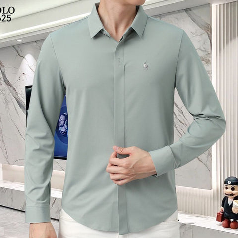 Premium Formal Embroidery Logo Luxury Shirt Collection