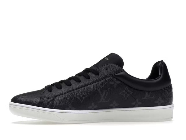 Black Monogram Low-Top Sneaker for Men