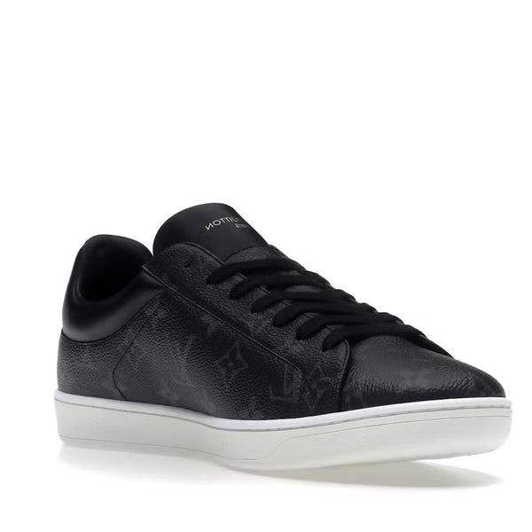 Black Monogram Low-Top Sneaker for Men