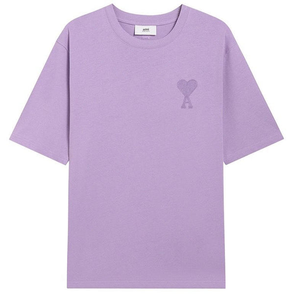 Premium  Mattiussi  Purple T-shirt with Patched Logo