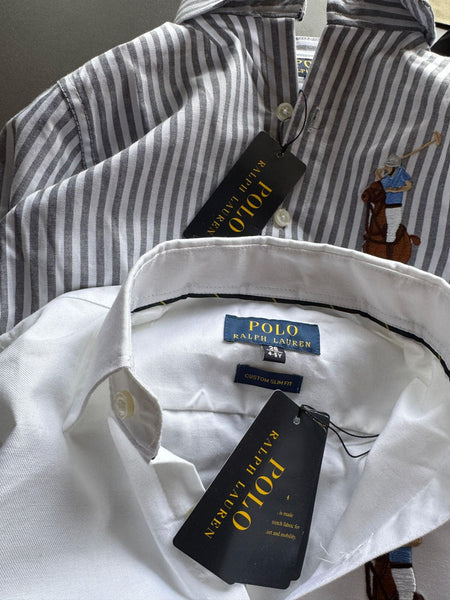 Kids' Classic Embroidered Polo Player Logo Shirts Timeless Elegance, Iconic Style