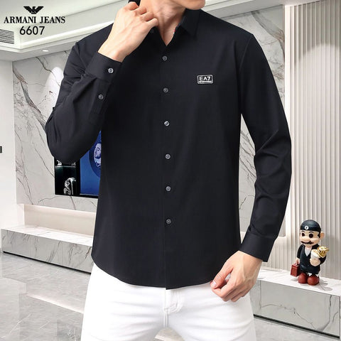 Premium Formal Full  Sleeve Shirt With Branded Logo