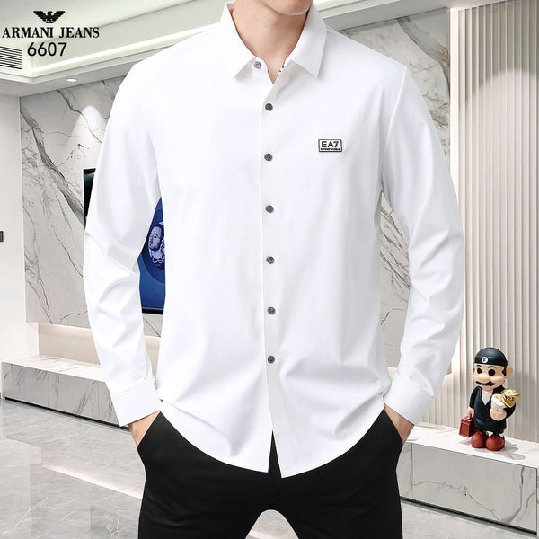 Premium Formal Full  Sleeve Shirt With Branded Logo