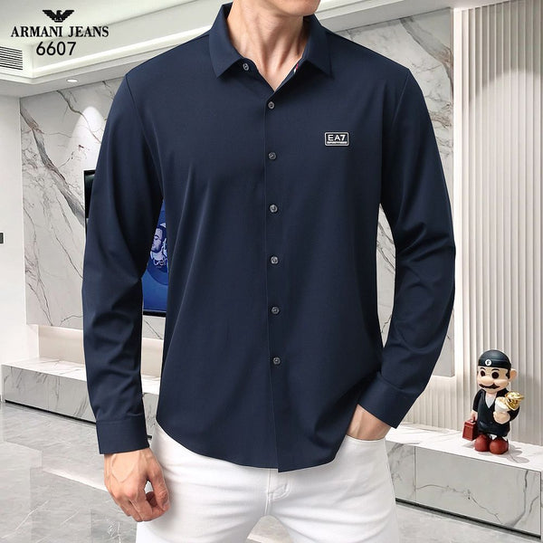 Premium Formal Full  Sleeve Shirt With Branded Logo